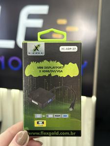 Cabo Adaptador Mini Displayport x HDMI/VGA/DVI XC-ADP-27 X-Cell