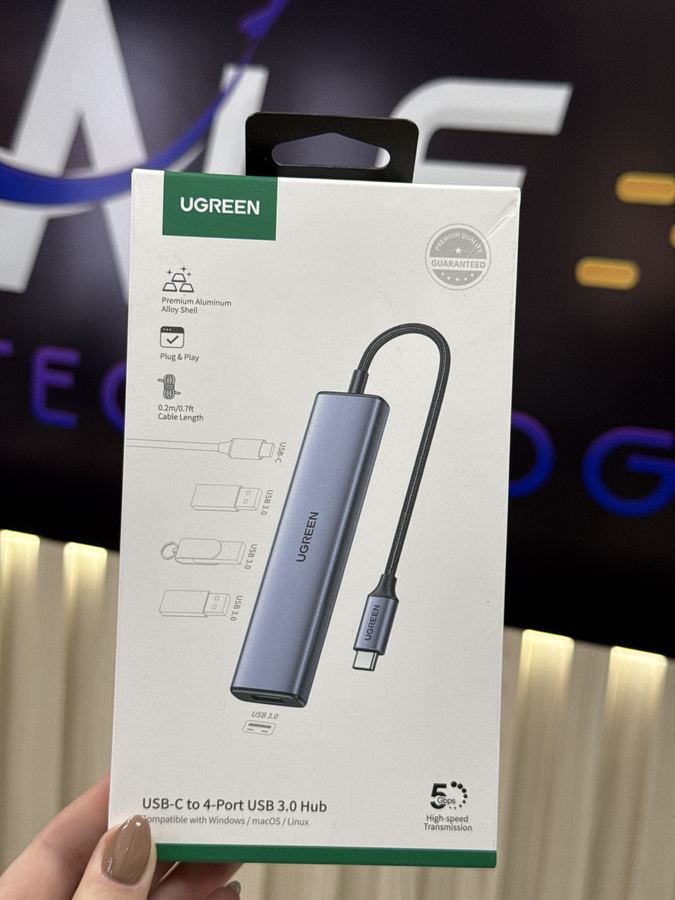 HUB UGREEN USB-C/4 USB-A F 3.0 CM473