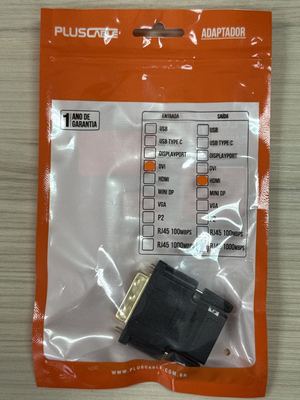 Adaptador DVI x HDMI ADP-DVIHDMI10BK Plus Cable