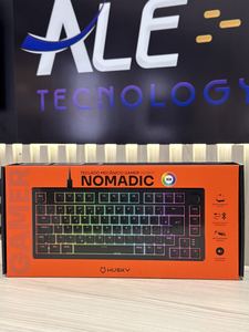 TECLADO SEM FIO MECANICO GAMER HUSKY NOMADIC RGB SWITCH GATERON G PRO RED BLUETOOTH ABNT2 PRETO HTG800PTVR