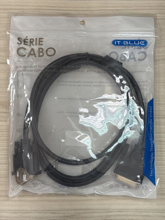 Cabo DVI x DVI 1,8m LE-6635 It Blue