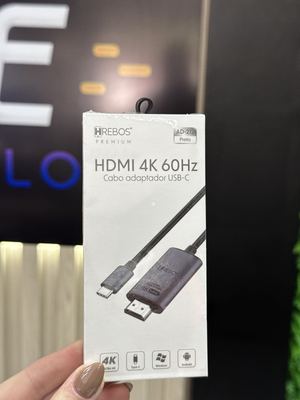 Adaptador USB-C para HDMI Macho 4K 60Hz - Hrebos - AD-212