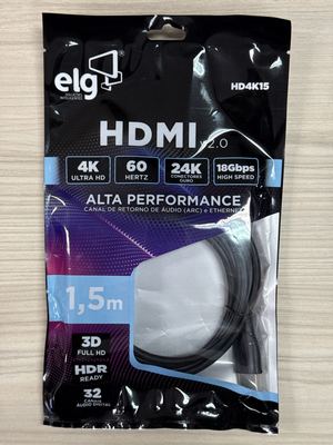 HD4K15 - CABO HDMI 1,5M 3D REA