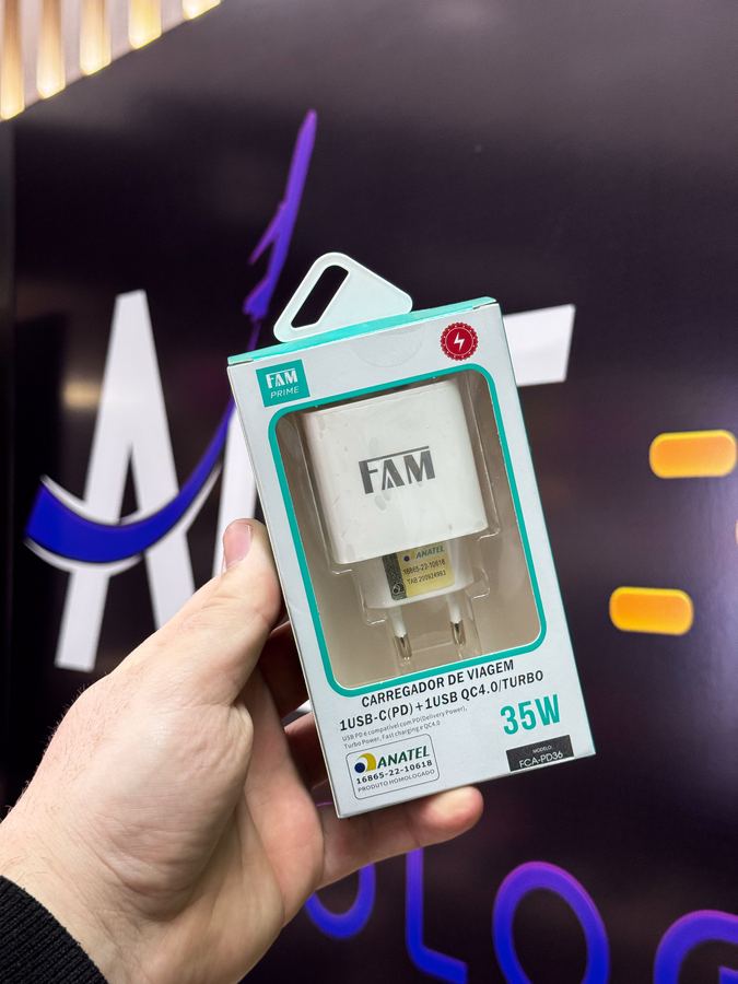 TOMADA 2 USB FCA-PD36 35W FAM