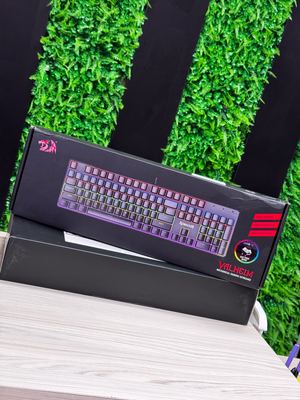 TECLADO MECANICO GAMER REDRAGON VALHEIM RAINBOW SWITCH BROWN ABNT2 PRETO K608R PTBROWN