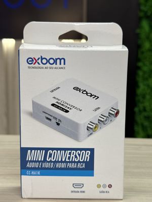 Mini Conversor VGA para RCA AV CC-VA10 Exbom