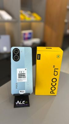 SMARTPHONE XIAOMI POCO C71 BR 4 4GB RAM VIRTUAL   128GB, AZUL (CX416AZU)