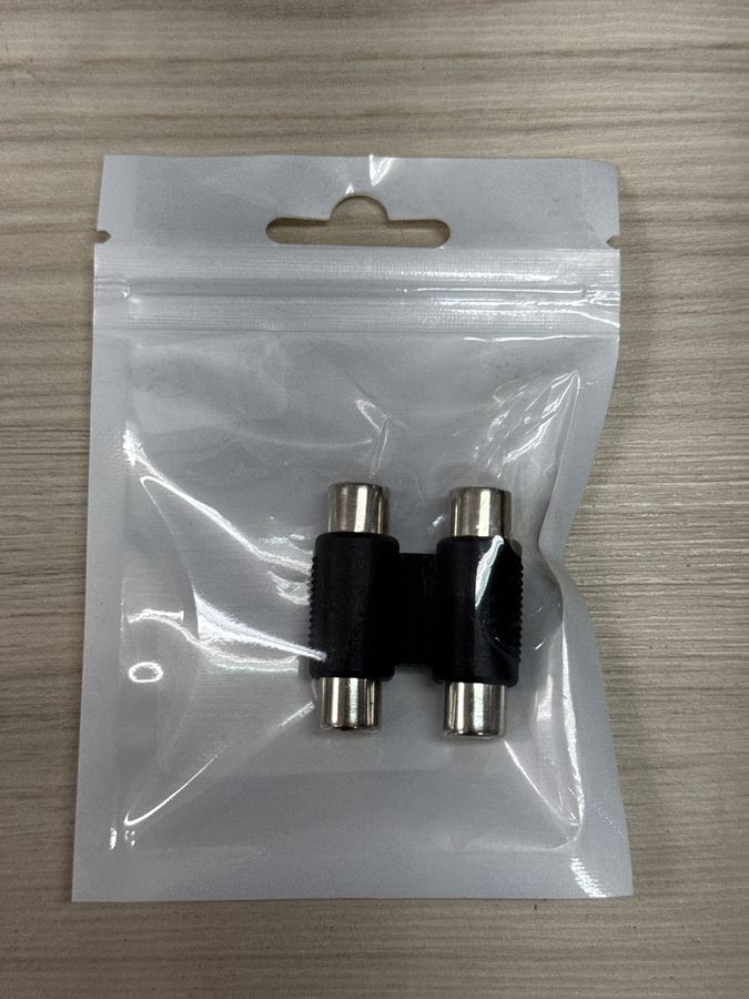 Adaptador Emenda 2 RCA Femea X 2 RCA Femea LE-5582 It Blue
