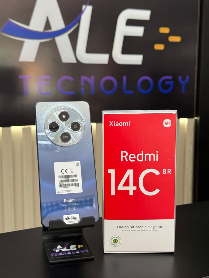 SMARTPHONE XIAOMI REDMI 14C BR 4 4GB RAM VIRTUAL   128GB, AZUL (CX410AZU)