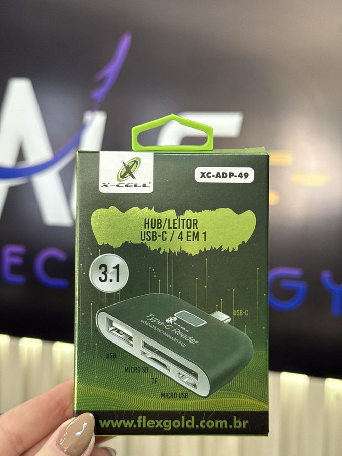 Adaptador Tipo C 4 em 1 XC-ADP-49 X-Cell