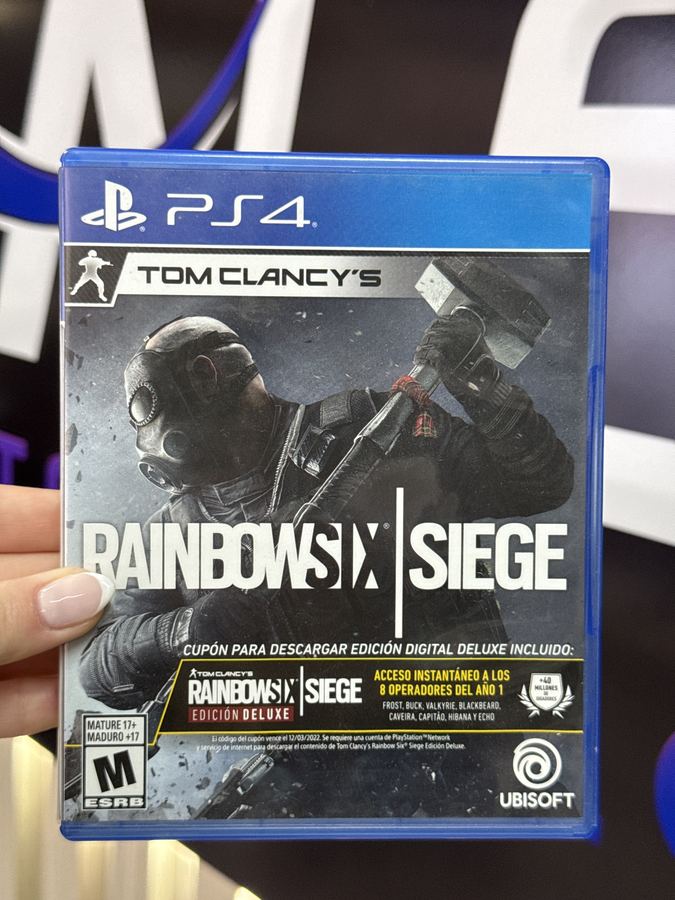 JOGO PS4 RAINBOW SIX SIEGE