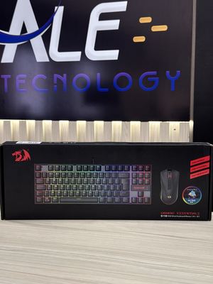KIT GAMER REDRAGON TECLADO MECANICO KUMARA RGB SWITCH OUTEMU BLUE PT MOUSE COBRA M711 CHROMA 10000DPI PRETO S1