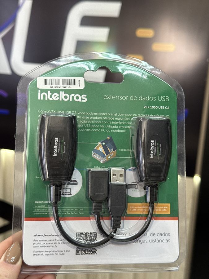 Extensor USB RJ45 VEX 1050 G2 Intelbras