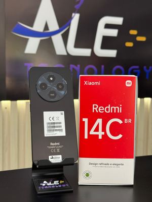 SMARTPHONE XIAOMI REDMI 14C BR 4 4GB RAM VIRTUAL   128GB, PRETO (CX410PRE)