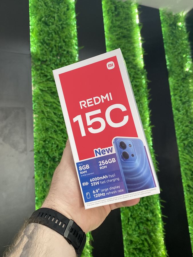 SMARTPHONE XIAOMI REDMI 15C 4G BR 4+4GB RAM VIRTUAL + 256GB, AZUL (CX423AZU)