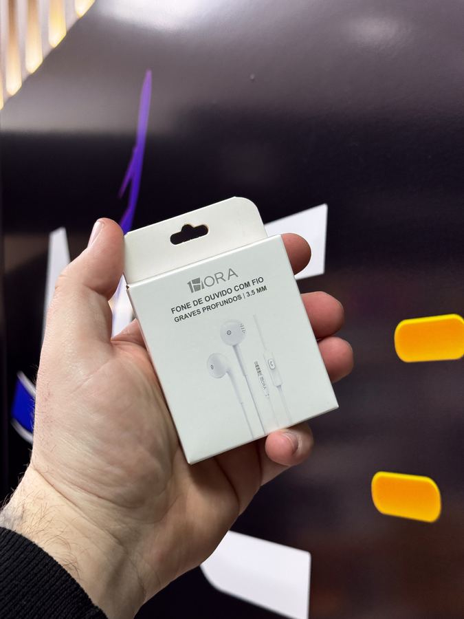 1HORA FONES DE OUVIDO 3.5MM LTX-LH023 - UNIDADE - Branco