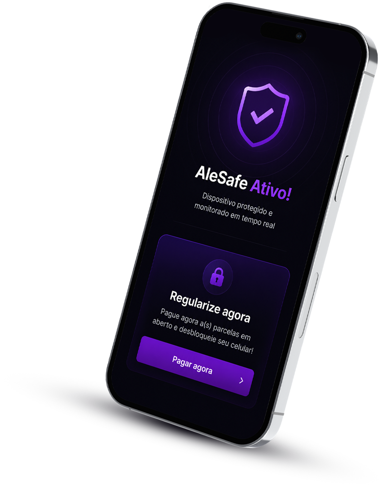 Aparelho protegido pelo Ale Safe